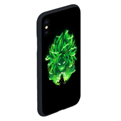 Чехол для iPhone XS Max матовый Broly dragon ball аниме - фото 2