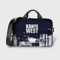 Сумка для ноутбука 3D Kanye west - краска