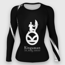 Женский рашгард 3D Kingsman logo