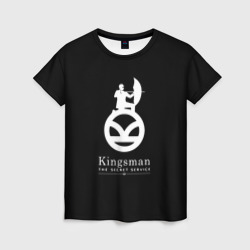 Женская футболка 3D Kingsman logo