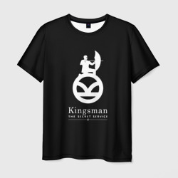 Мужская футболка 3D Kingsman logo