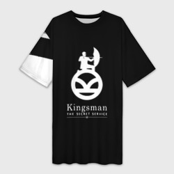 Платье-футболка 3D Kingsman logo