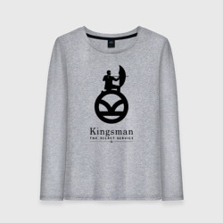 Женский лонгслив хлопок Kingsman Секретная служба - logo