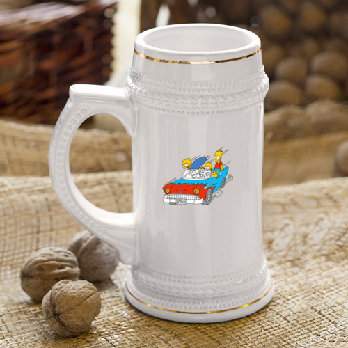 Пивная Кружка из пенопласта