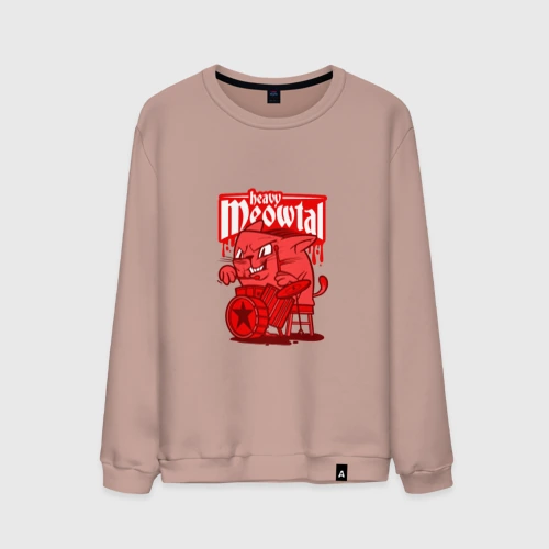 Мужской свитшот хлопок Heavy Mewtal