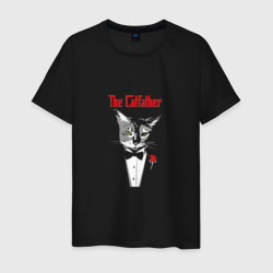 The Catfather – Мужская футболка хлопок с принтом купить со скидкой в -20%