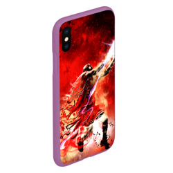 Чехол для iPhone XS Max матовый Jordan Graffiti Art - фото 2