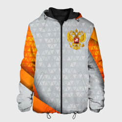 Мужская куртка 3D Orange & silver Russia