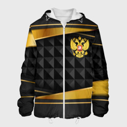 Мужская куртка 3D Gold & black - Russia