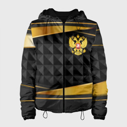 Женская куртка 3D Gold & black - Russia