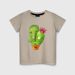 Детская футболка хлопок Любовь и кактусы