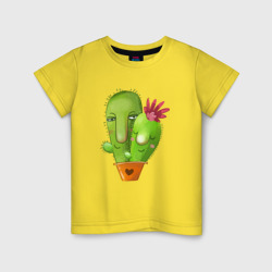 Детская футболка хлопок Любовь и кактусы