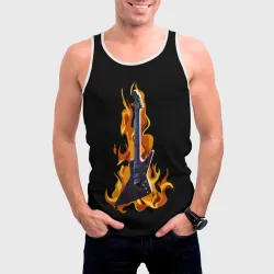 Мужская майка 3D Leos Hellraator fire - фото 2
