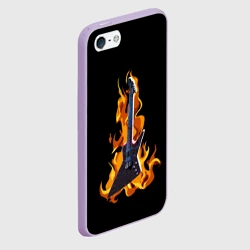 Чехол для iPhone 5/5S матовый Leos Hellraator fire - фото 2