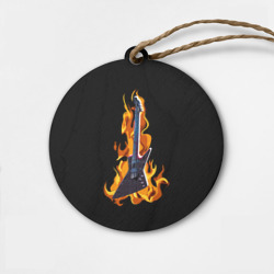 Деревянная игрушка круг Leos Hellraator fire