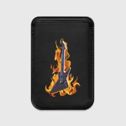 Картхолдер Magsafe магнитный Leos Hellraator fire