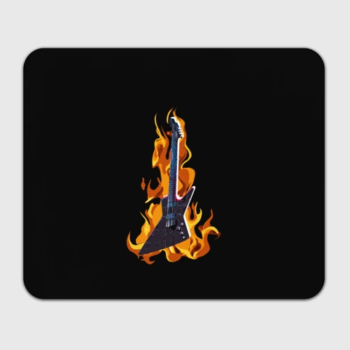 Прямоугольный коврик для мышки Leos Hellraator fire