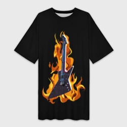 Платье-футболка 3D Leos Hellraator fire