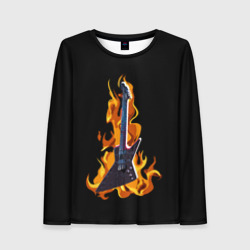 Женский лонгслив 3D Leos Hellraator fire
