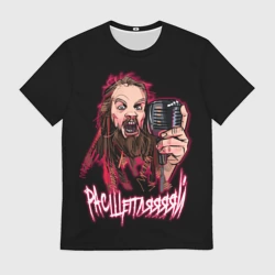 Мужская футболка 3D Leos Расщепляяяй металл