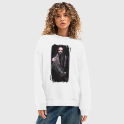 Женский свитшот oversize без начеса хлопок Leos HellRaator - фото 2