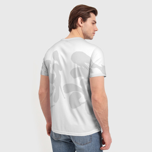 Мужская футболка 3D с принтом Джиу-джитсу Jiu-jitsu, вид сзади #2