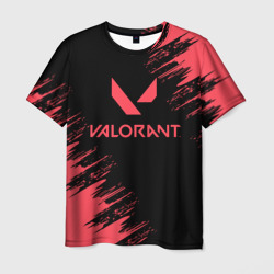 Мужская футболка 3D Valorant - краска