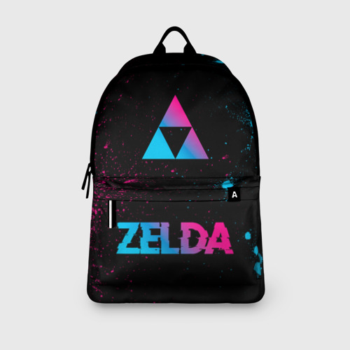 Рюкзак 3D Zelda - neon gradient: символ, надпись - фото 4