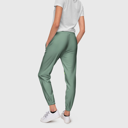 Женские брюки 3D Новогодний серпантин, цвет 3D печать - фото 4