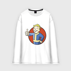 Мужской лонгслив oversize хлопок Vault boy like