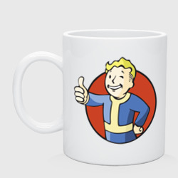 Кружка керамическая Vault boy like