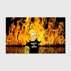 Бумага для упаковки 3D Homer Simpson - Rock 'n' Roll!