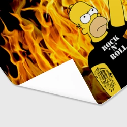 Бумага для упаковки 3D Homer Simpson - Rock 'n' Roll! - фото 2