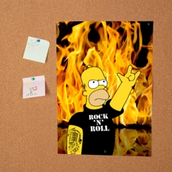 Постер Homer Simpson - Rock 'n' Roll! - фото 2