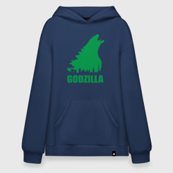 Худи SuperOversize хлопок Green Godzilla