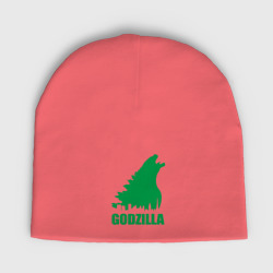 Детская шапка демисезонная Green Godzilla