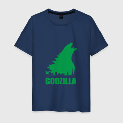 Мужская футболка хлопок Green Godzilla