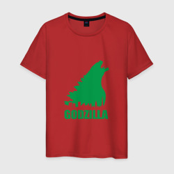 Мужская футболка хлопок Green Godzilla