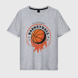 Мужская футболка хлопок Oversize Allstars Basketball