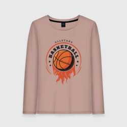 Женский лонгслив хлопок Allstars Basketball