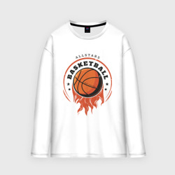 Женский лонгслив oversize хлопок Allstars Basketball