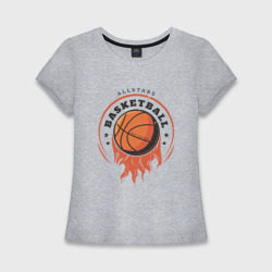 Женская футболка хлопок Slim Allstars Basketball