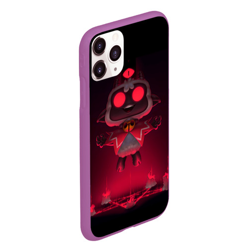 Чехол для iPhone 11 Pro Max матовый Cult of the Lamb - Ритуал, цвет фиолетовый - фото 3