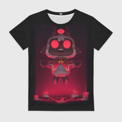 Женская футболка 3D Cult of the Lamb - Ритуал