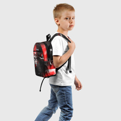 Детский рюкзак 3D Джиу-Джитсу : Глитч красный - фото 2