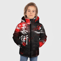 Зимняя куртка для мальчиков 3D Джиу-Джитсу : Глитч красный - фото 2