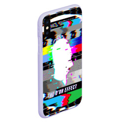 Чехол для iPhone XS Max матовый Homer Simpson - the d'oh effect glitch TV - фото 2