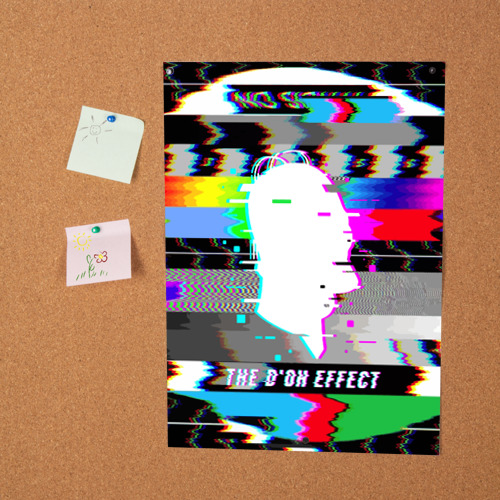 Постер Homer Simpson - the d'oh effect glitch TV - фото 2
