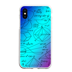 Чехол для iPhone XS Max матовый Неоновая формула