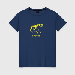 Светящаяся женская футболка The coming future